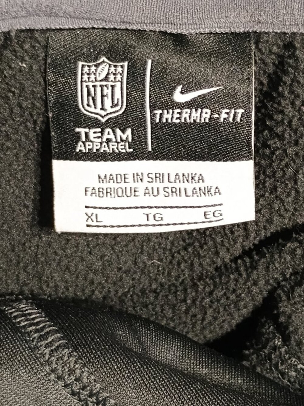 Nike Houston Texans Crucial Catch Therma-FIT Hoodie Black Pink XL NFL - Picture 5 of 6